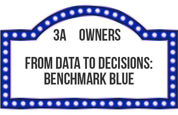 Owners Track  | Master the art of data-driven decision-making in this workshop. Using the Benchmark BLUE framework, you'll learn to integrate data insights with intuition to drive smarter, more impactful choices.